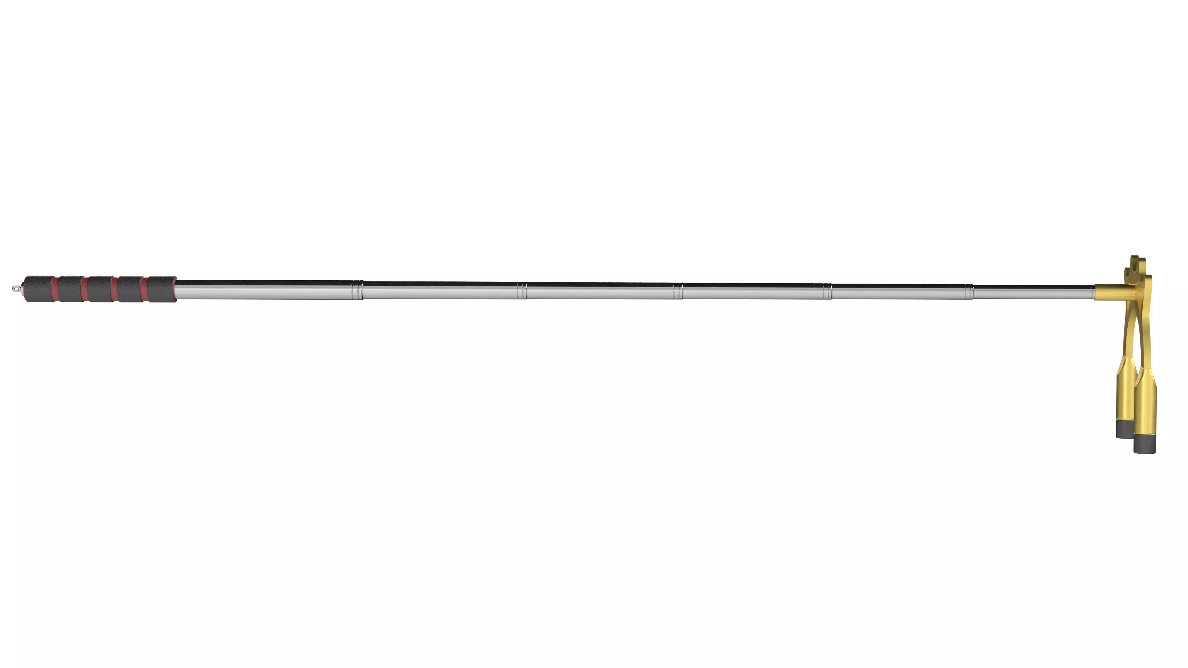 Retractable Billiards Cue Stick Bridge Low-poly 3D model_5