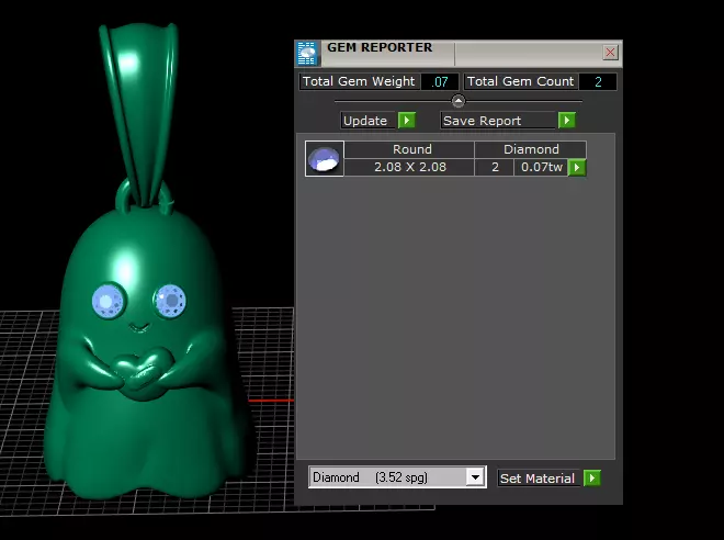 Cute Ghost Pendant 3D Printable Model 3D print model_5