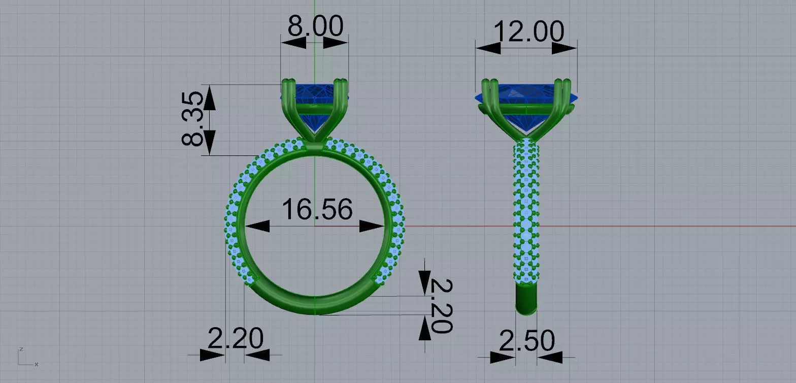 Gold N1568 3D print model_7