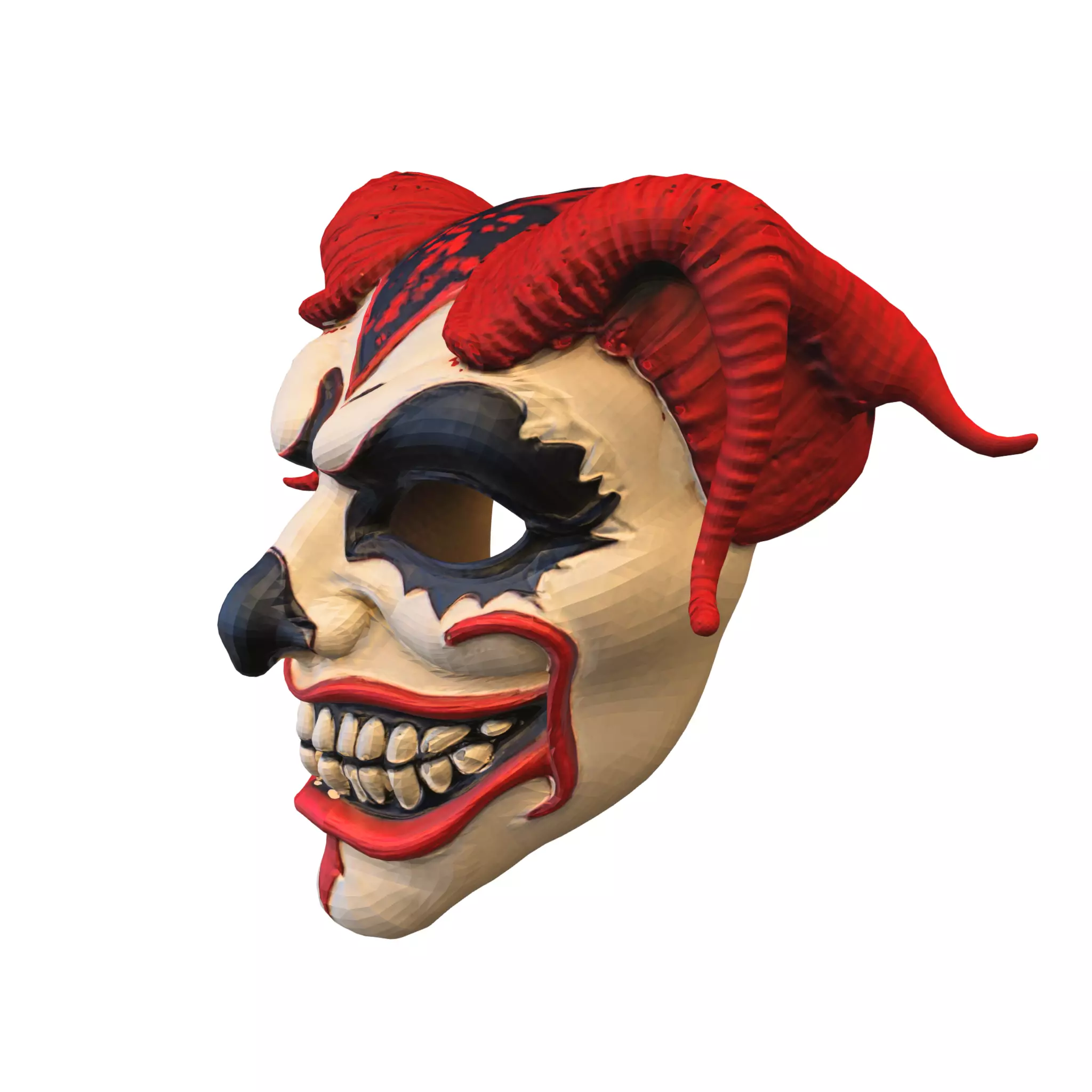Demonic Clown Mask 3D model_1
