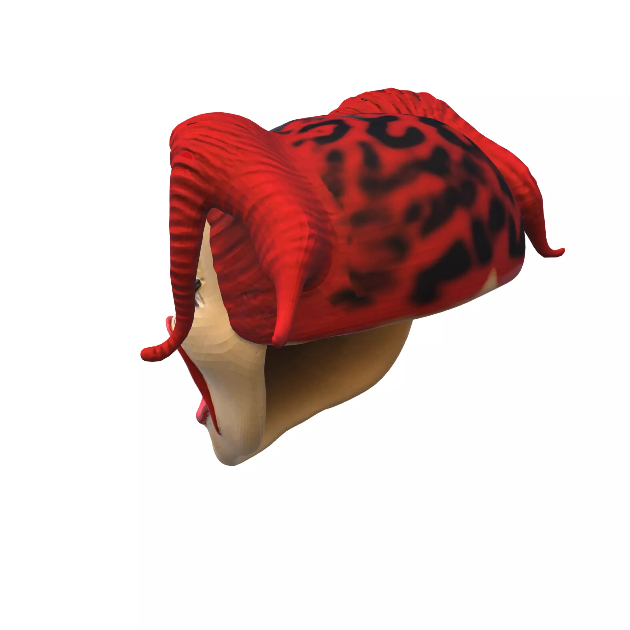 Demonic Clown Mask 3D model_2