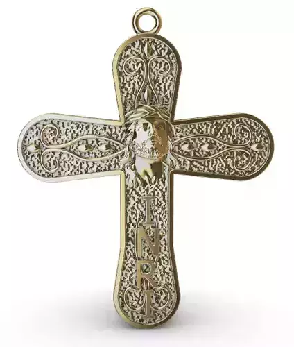 cross with Jesus pendant