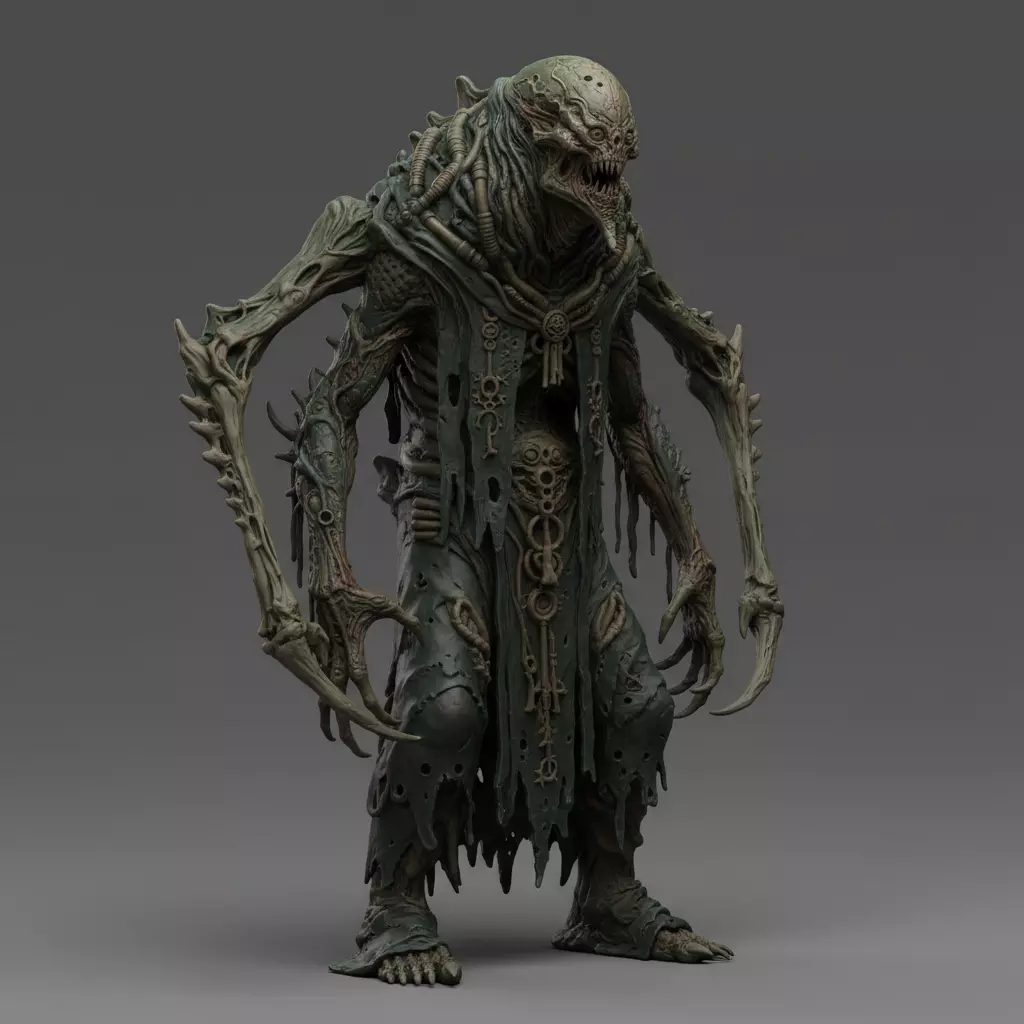 Bonebound Archfiend Low-poly 3D model_0