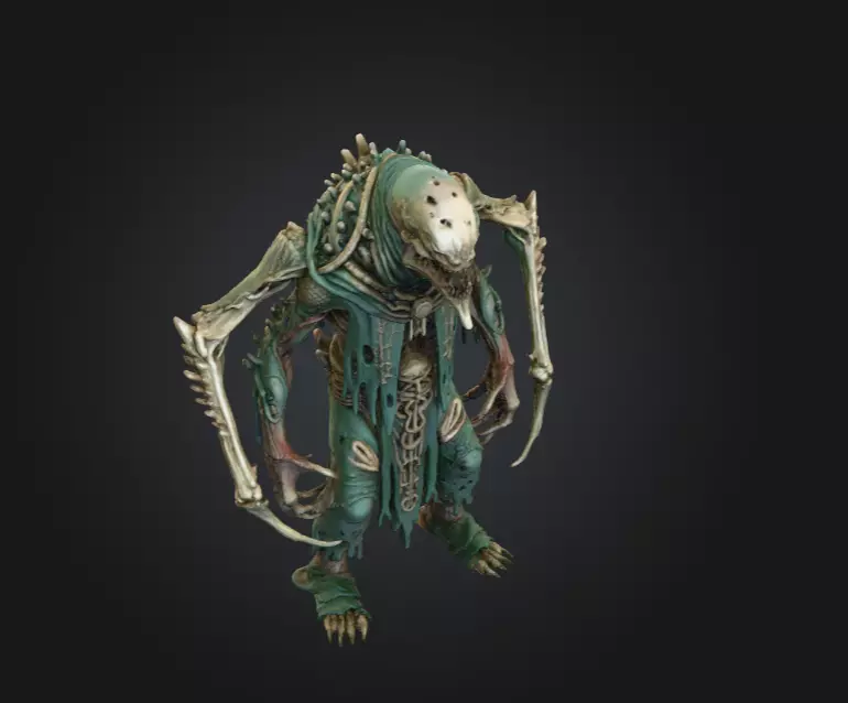 Bonebound Archfiend Low-poly 3D model_10