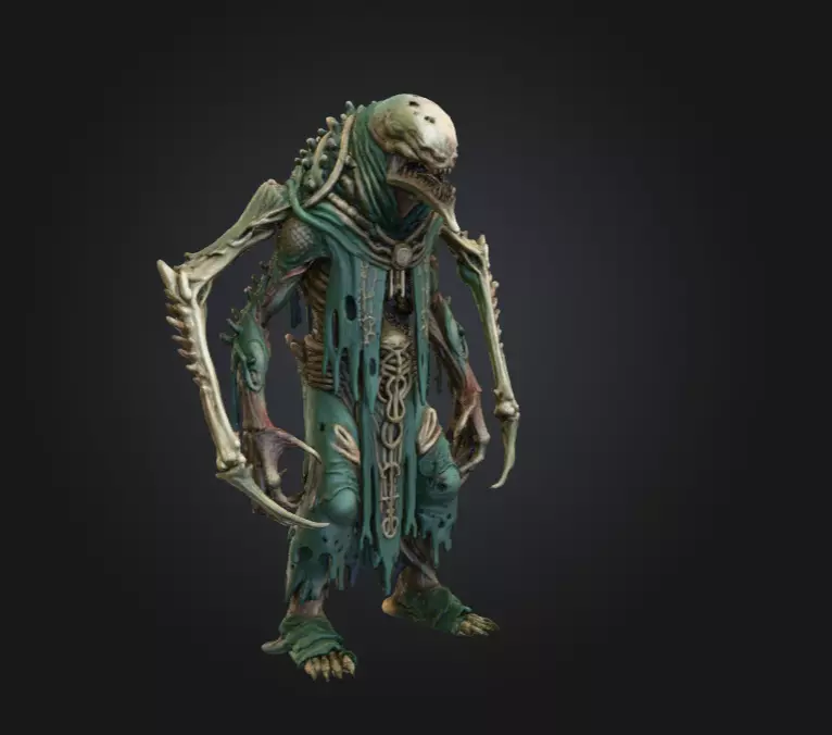 Bonebound Archfiend Low-poly 3D model_2