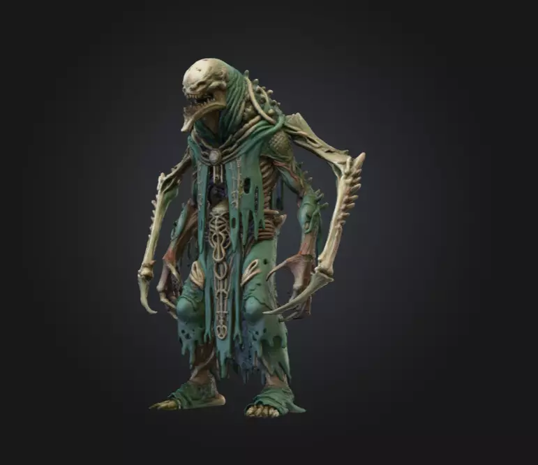 Bonebound Archfiend Low-poly 3D model_8