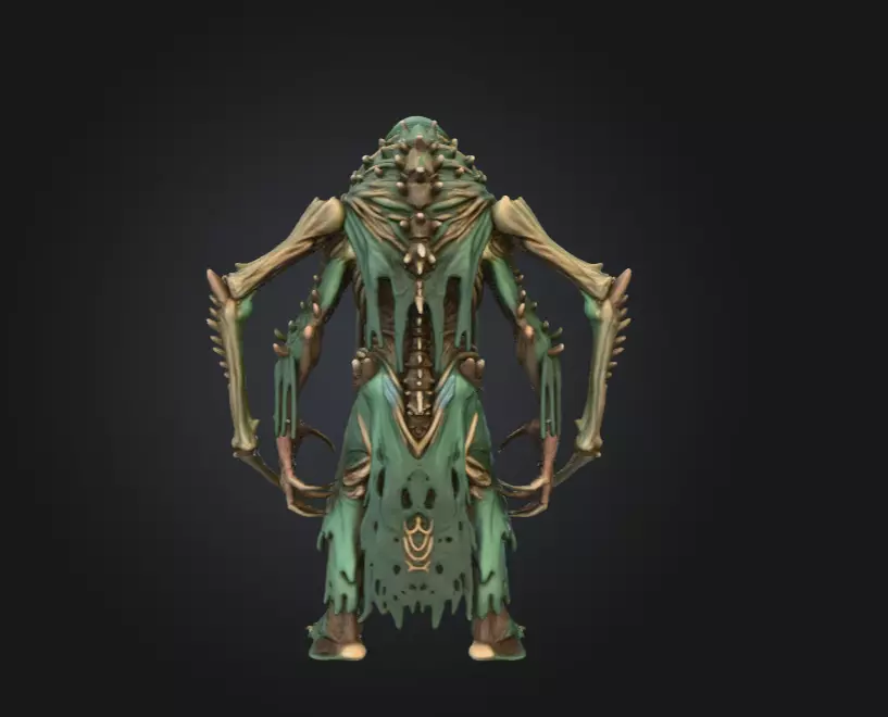 Bonebound Archfiend Low-poly 3D model_5