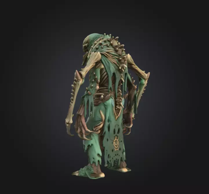 Bonebound Archfiend Low-poly 3D model_6