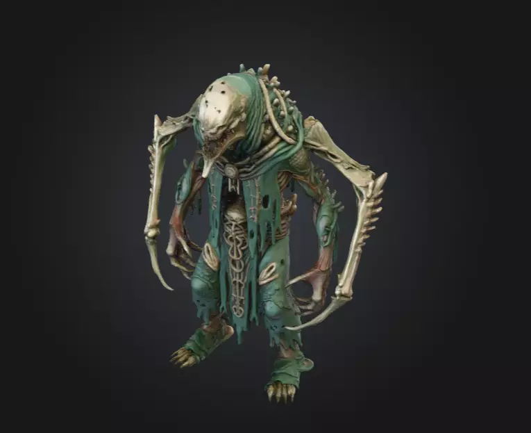 Bonebound Archfiend Low-poly 3D model_11