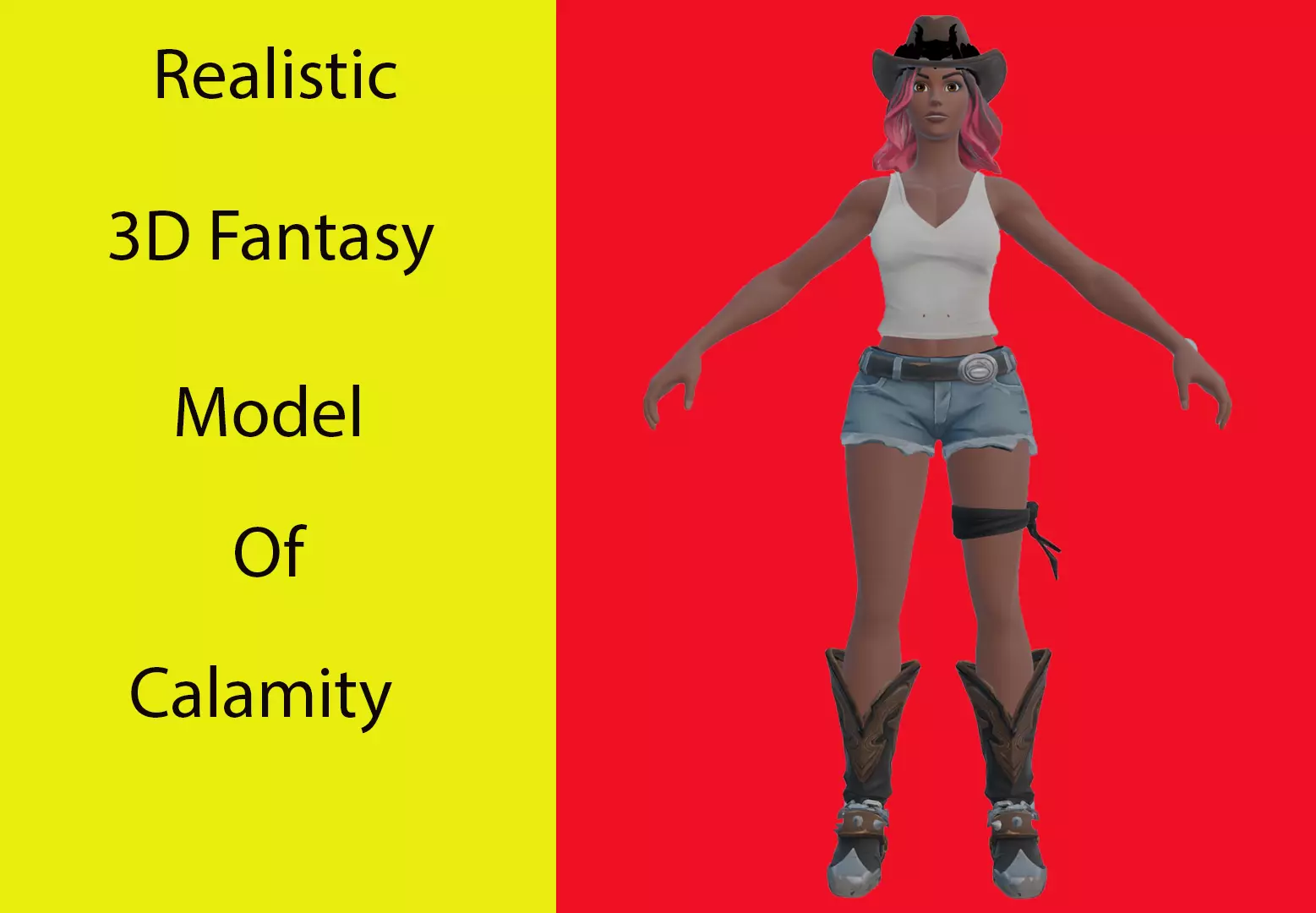 Calamity Low-poly 3D model