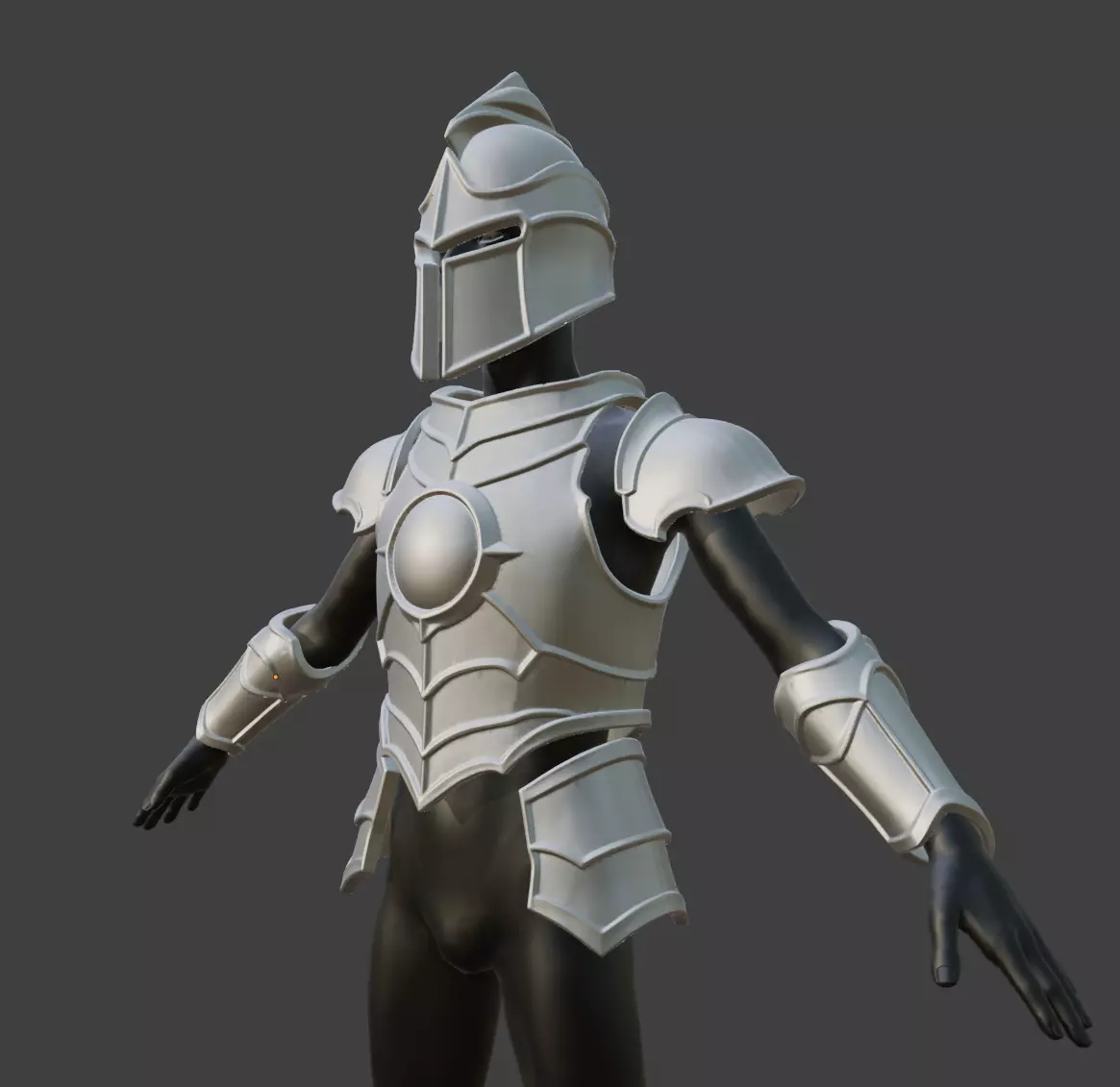 CITY GUARD ARMOR SET 3D print model_1