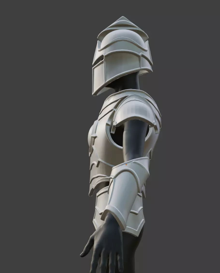 CITY GUARD ARMOR SET 3D print model_2
