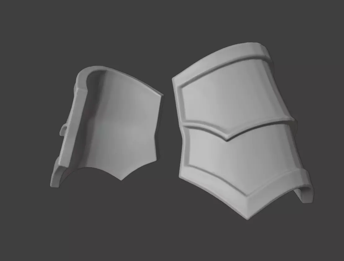 CITY GUARD ARMOR SET 3D print model_17