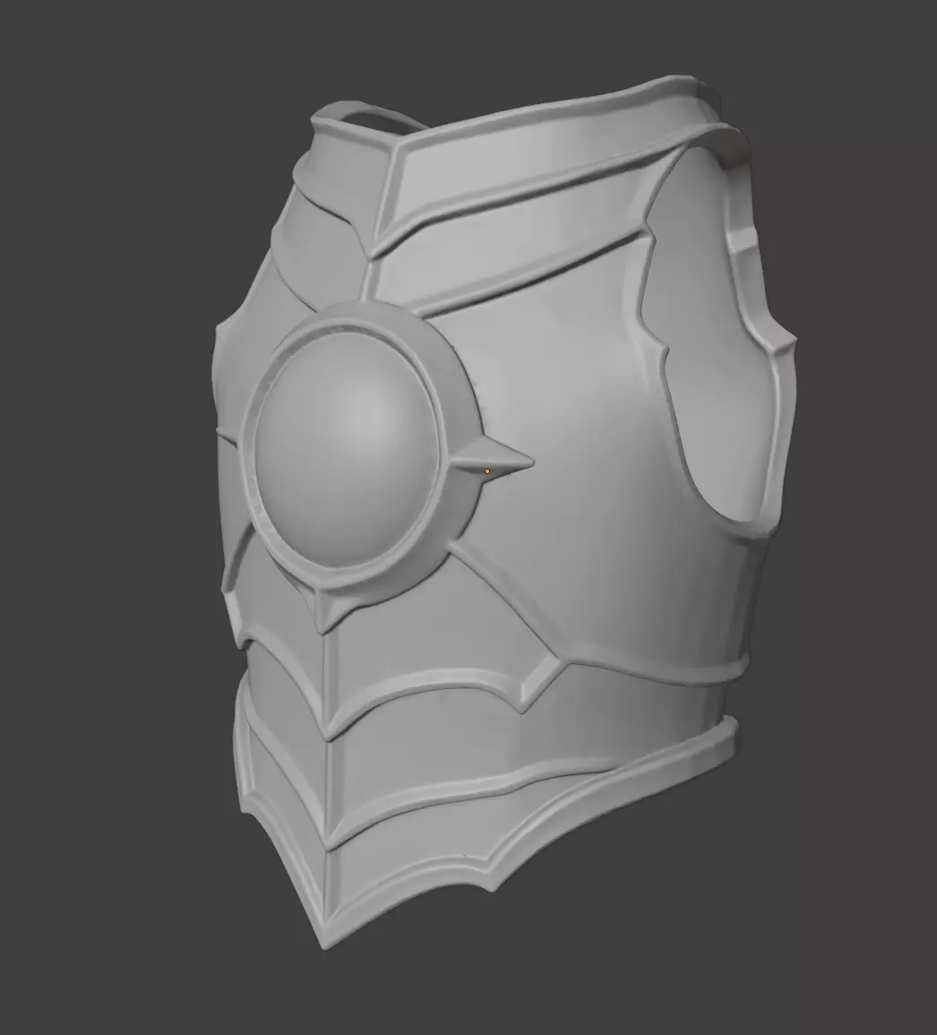 CITY GUARD ARMOR SET 3D print model_7