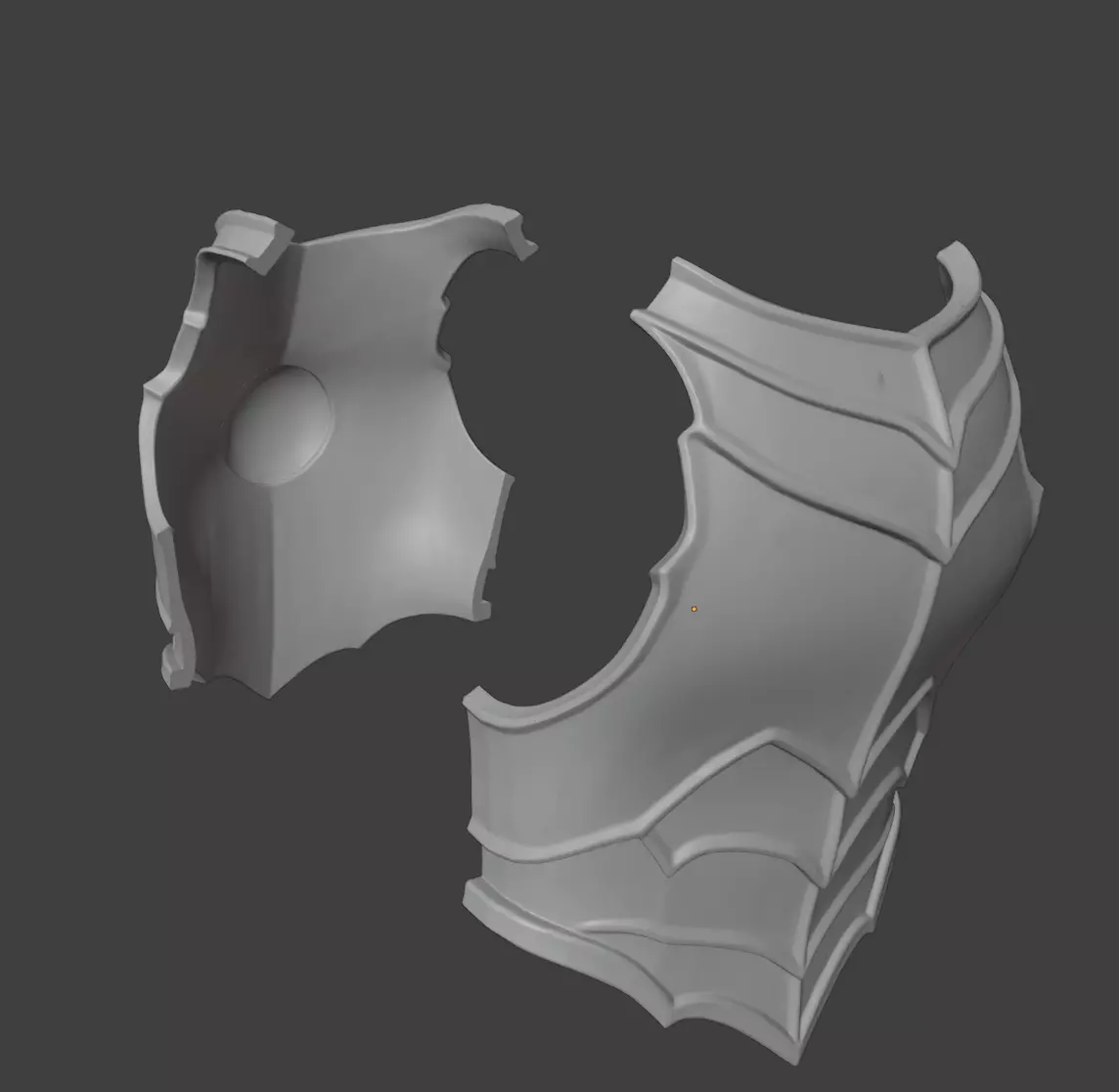 CITY GUARD ARMOR SET 3D print model_12