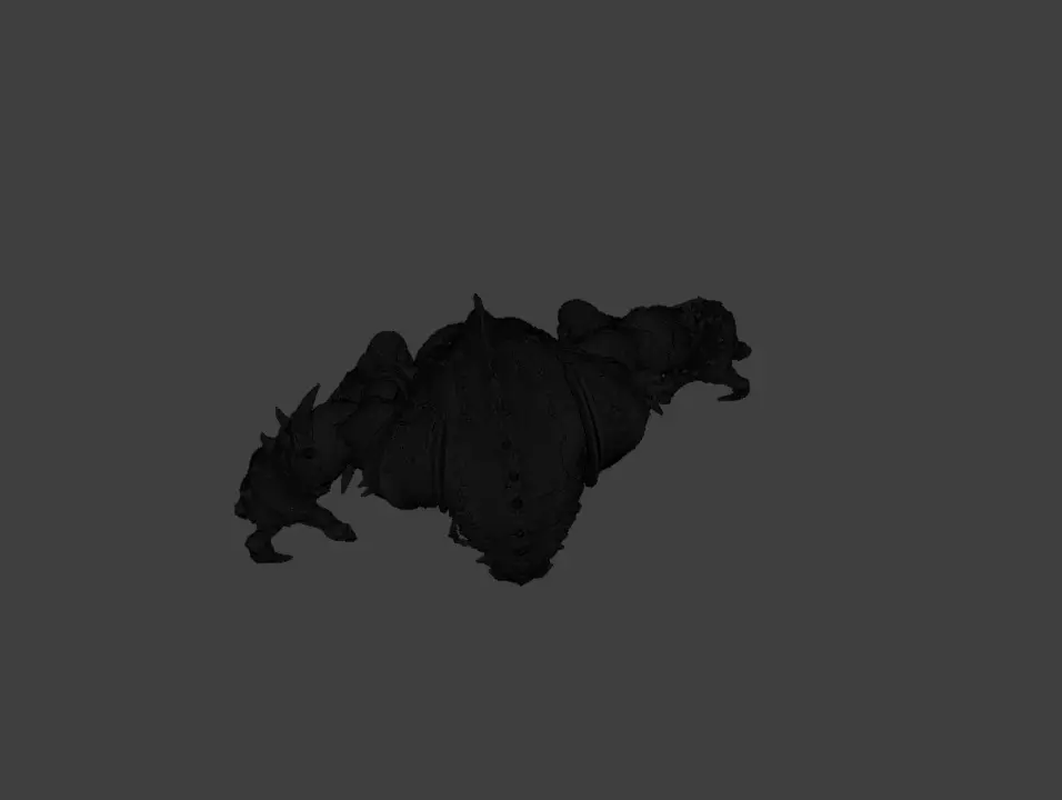 Plaguebound Ravager Low-poly 3D model_28