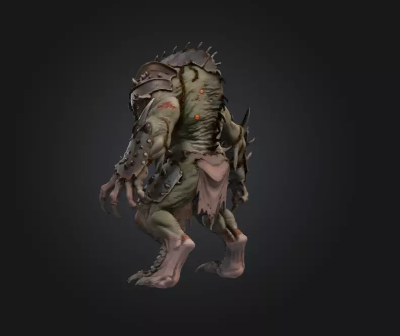 Plaguebound Ravager Low-poly 3D model_6