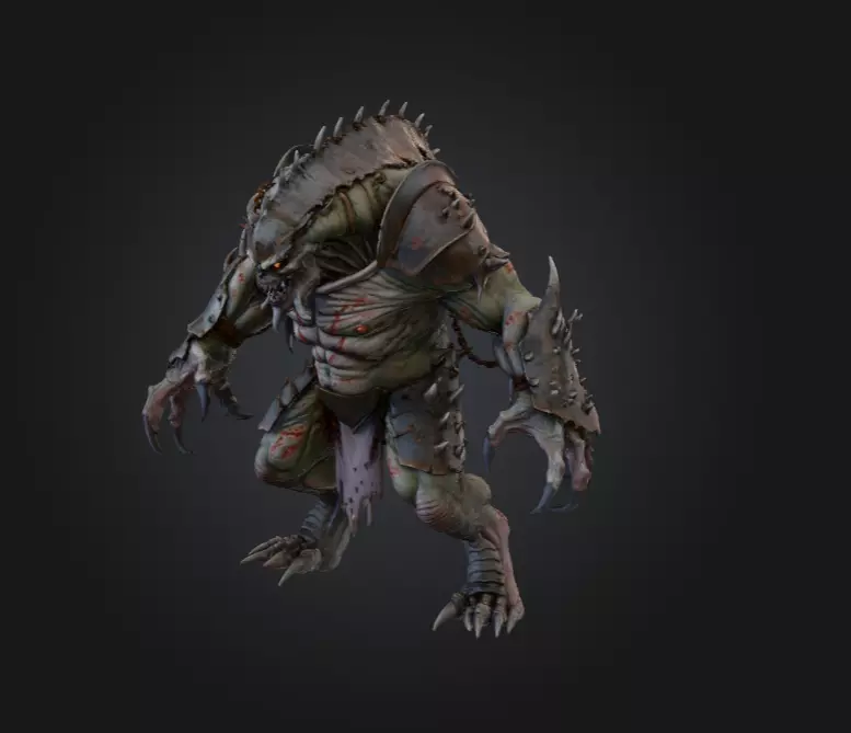 Plaguebound Ravager Low-poly 3D model_11