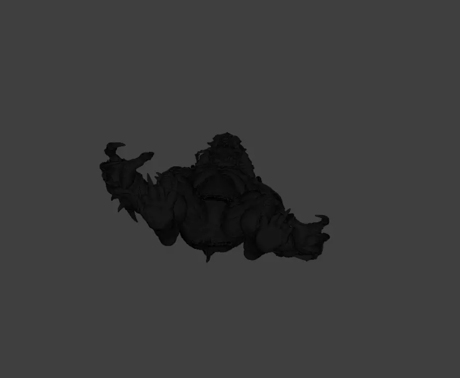 Plaguebound Ravager Low-poly 3D model_29