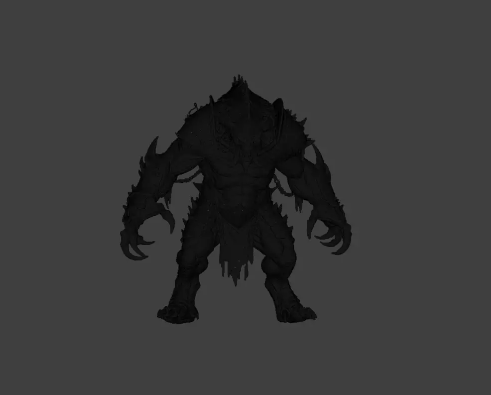 Plaguebound Ravager Low-poly 3D model_24