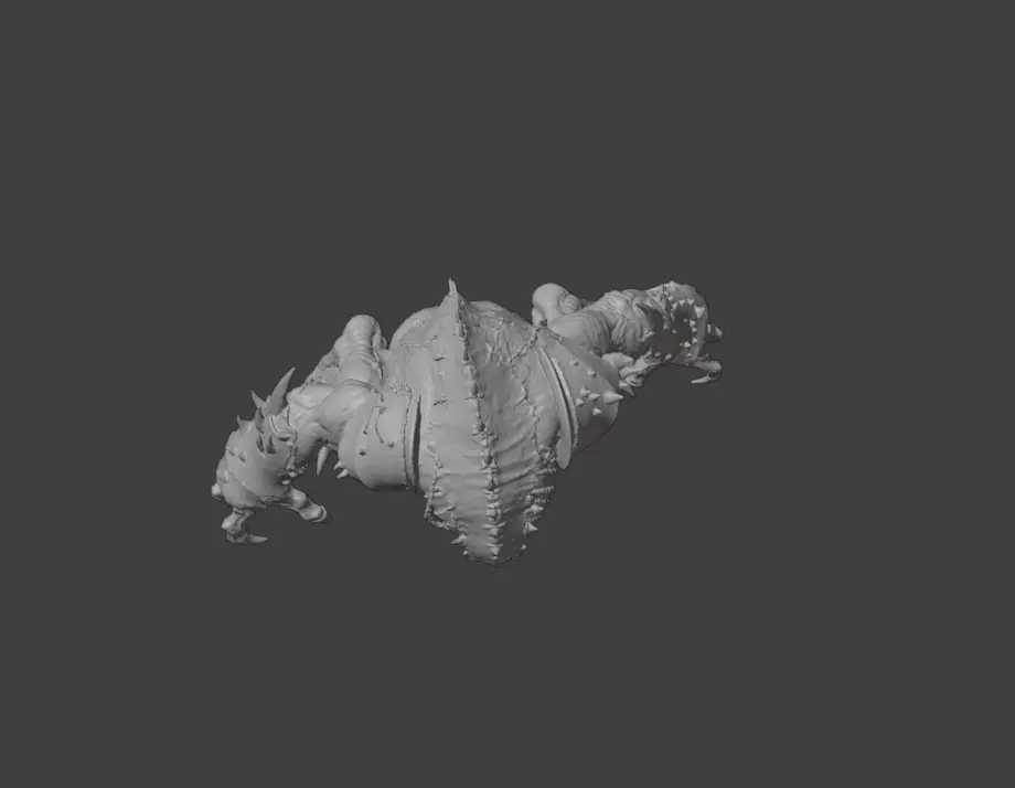 Plaguebound Ravager Low-poly 3D model_22