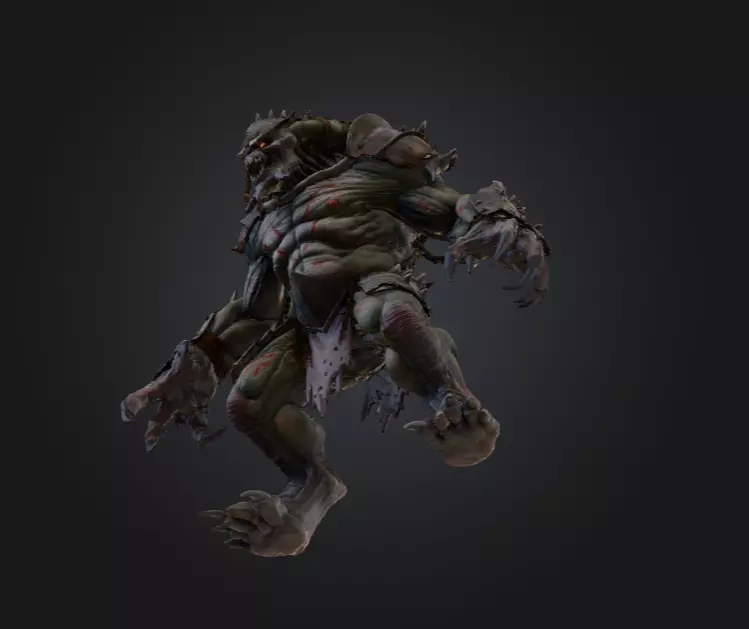 Plaguebound Ravager Low-poly 3D model_14