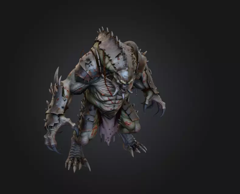 Plaguebound Ravager Low-poly 3D model_10