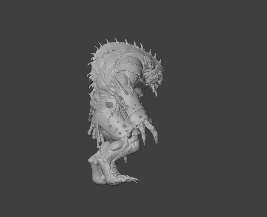 Plaguebound Ravager Low-poly 3D model_19