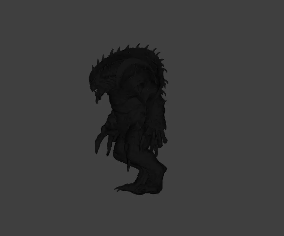 Plaguebound Ravager Low-poly 3D model_27