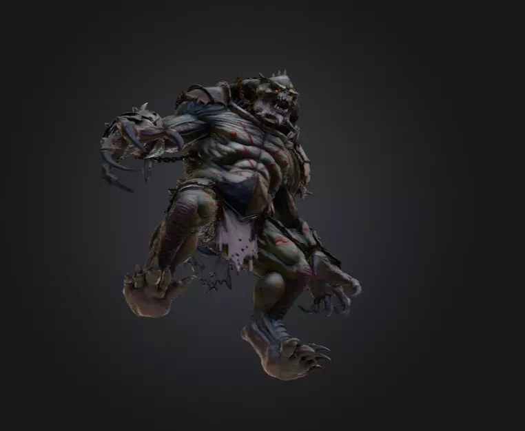 Plaguebound Ravager Low-poly 3D model_13