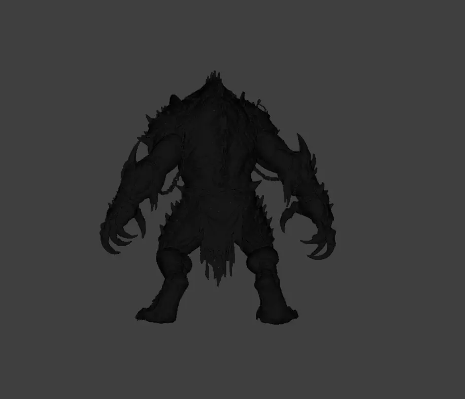 Plaguebound Ravager Low-poly 3D model_26