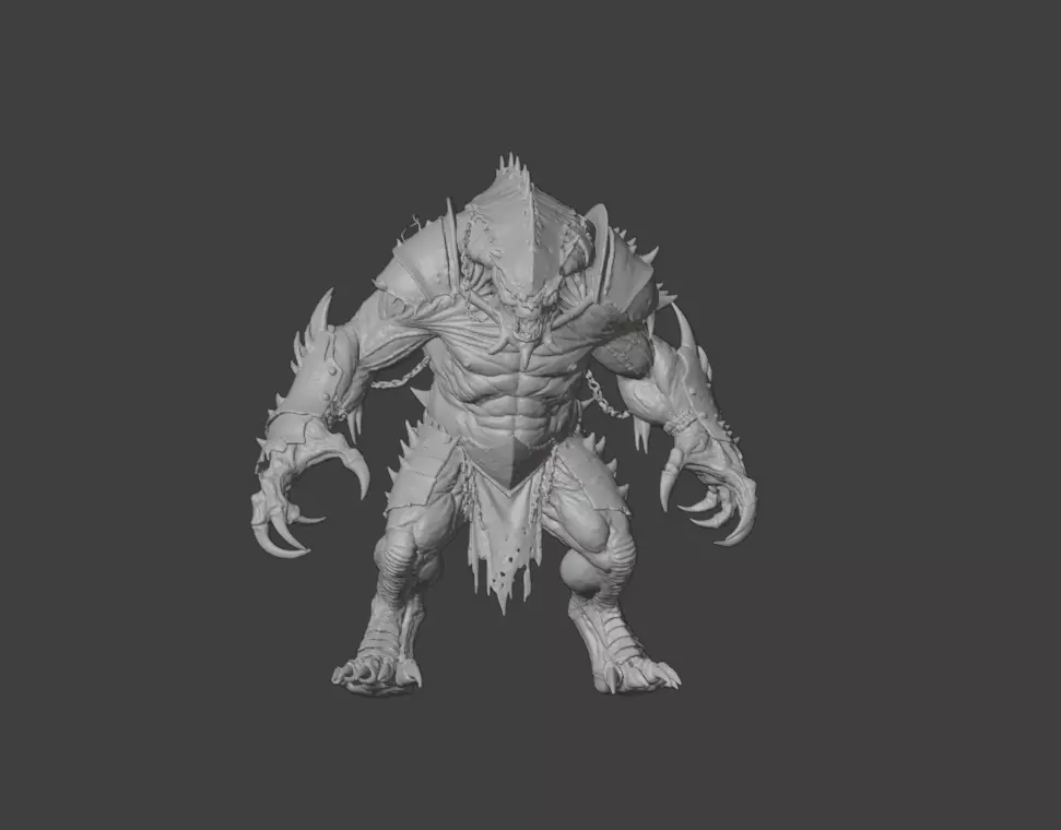 Plaguebound Ravager Low-poly 3D model_18