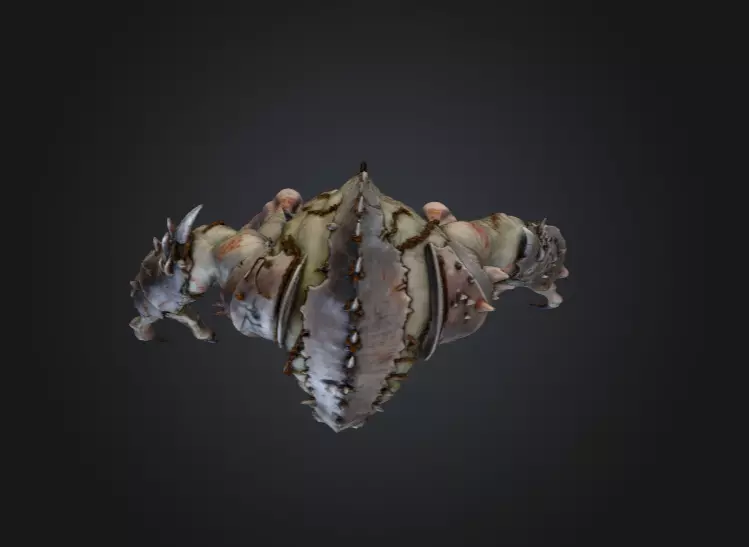 Plaguebound Ravager Low-poly 3D model_15