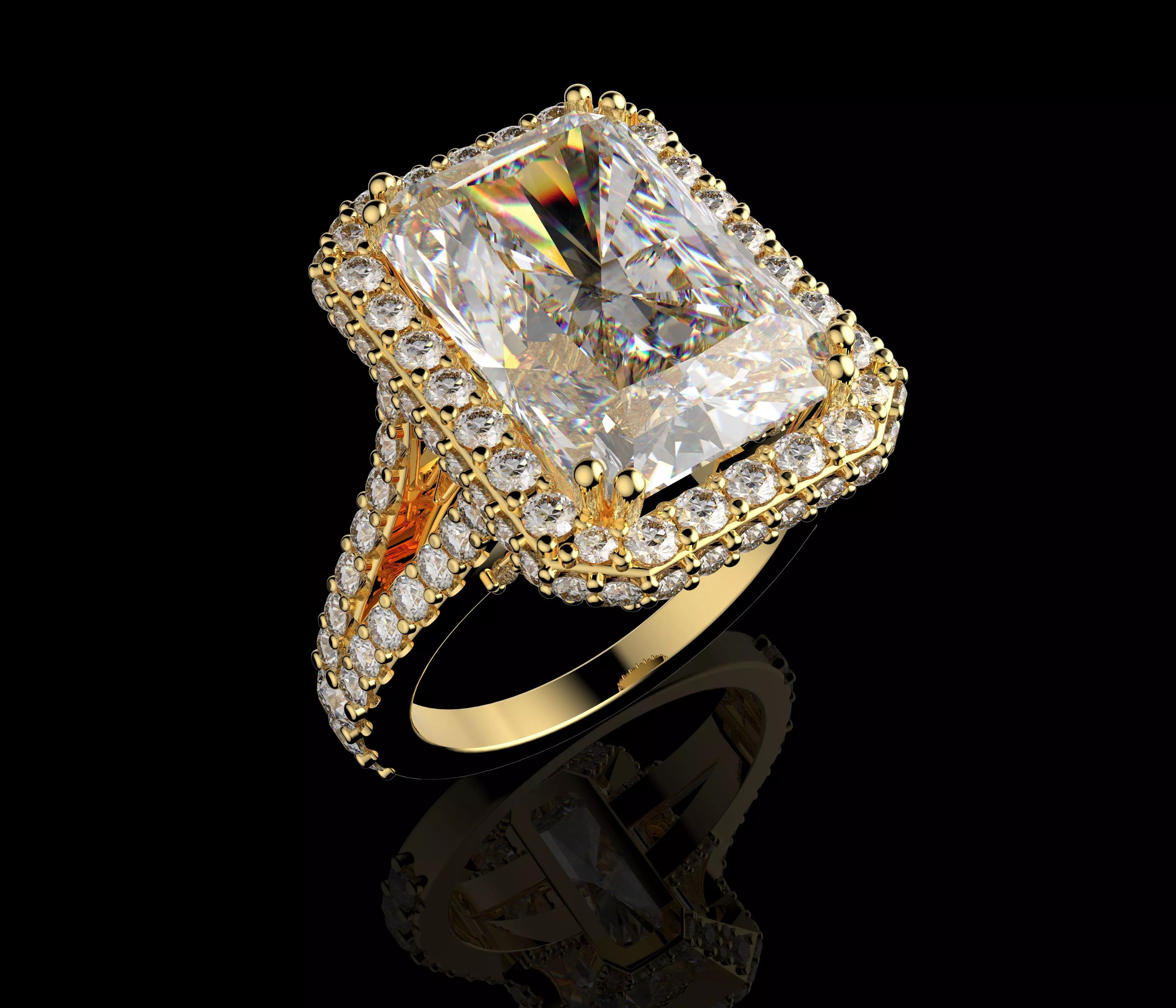 Gold N1569 3D print model_6