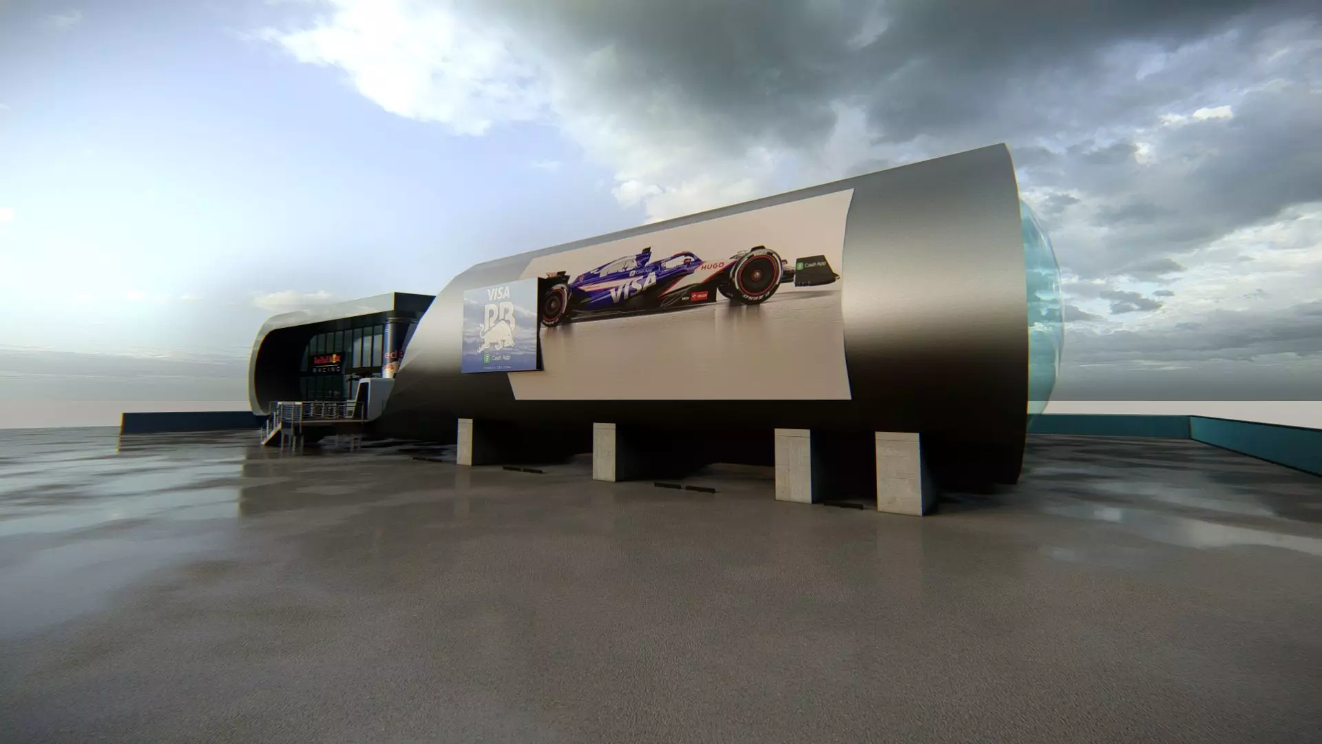 Red Bull Paddock Concept 3D model_29