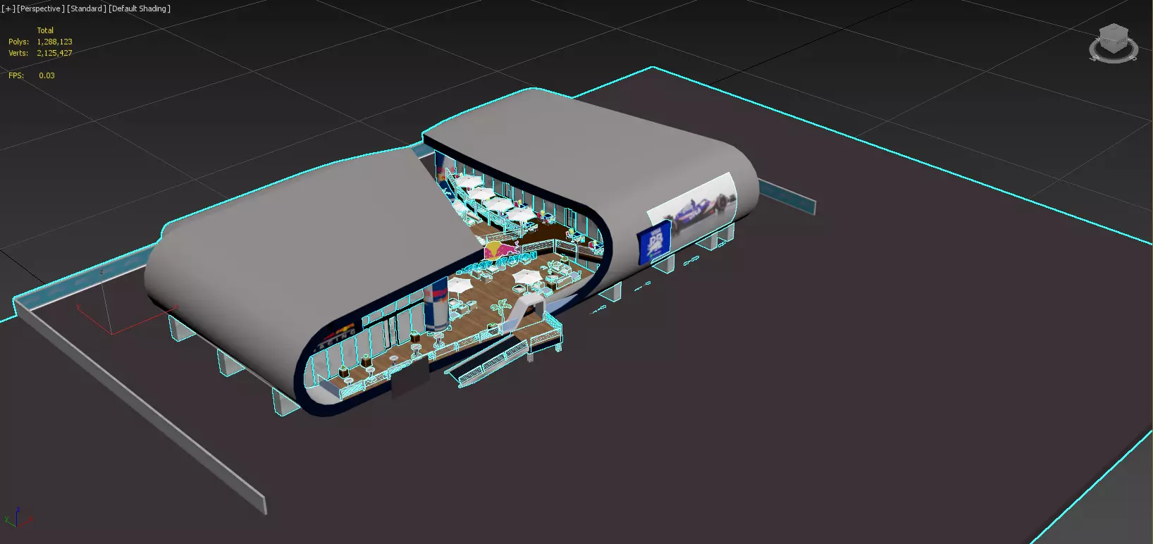 Red Bull Paddock Concept 3D model_34