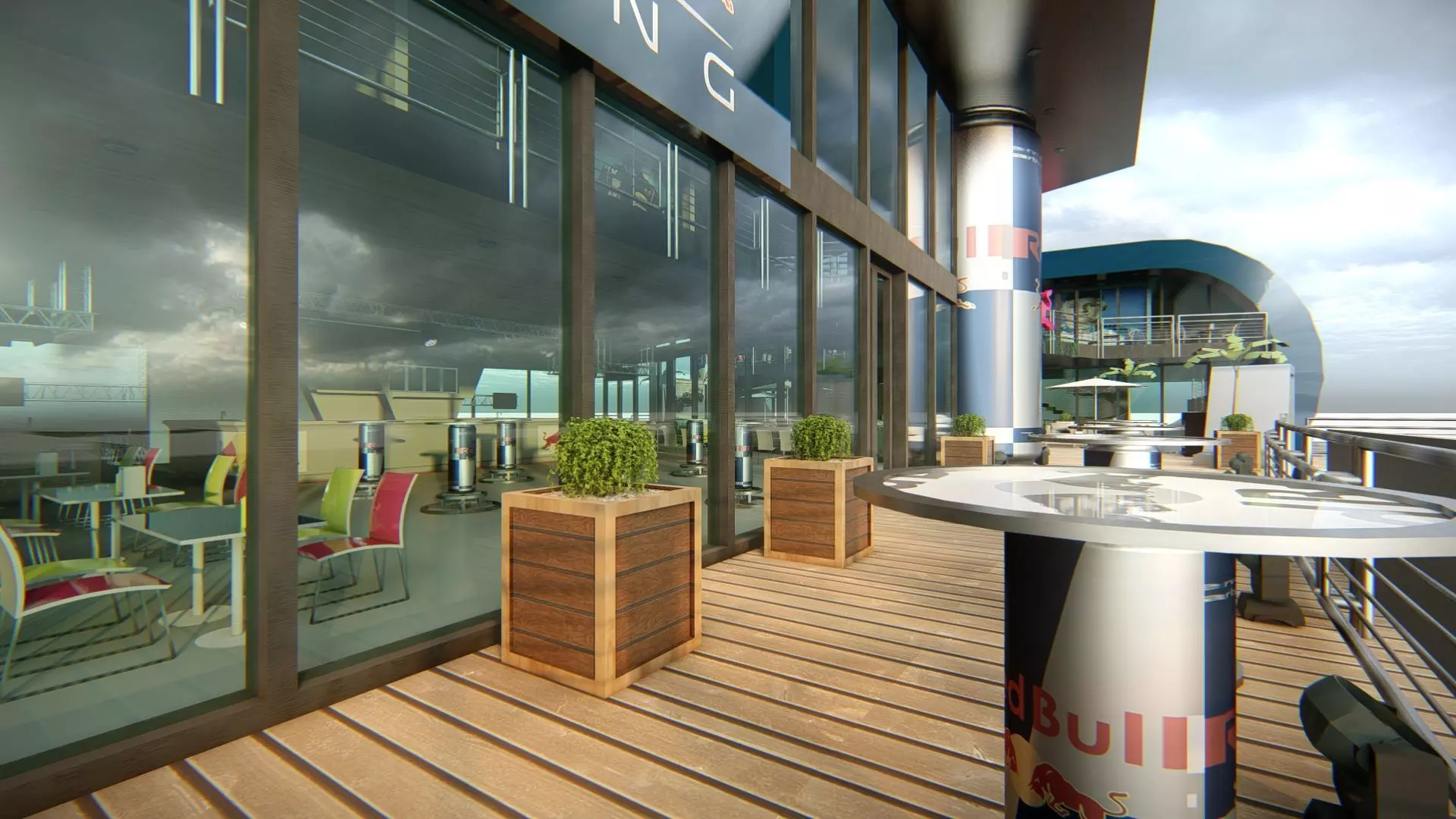 Red Bull Paddock Concept 3D model_2