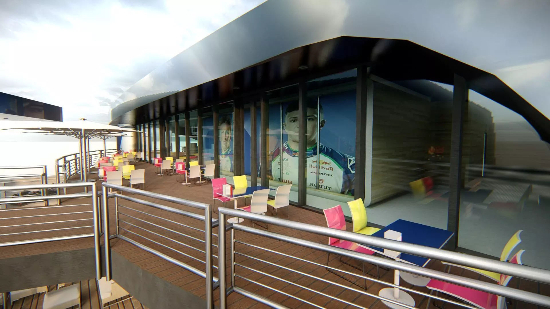 Red Bull Paddock Concept 3D model_23