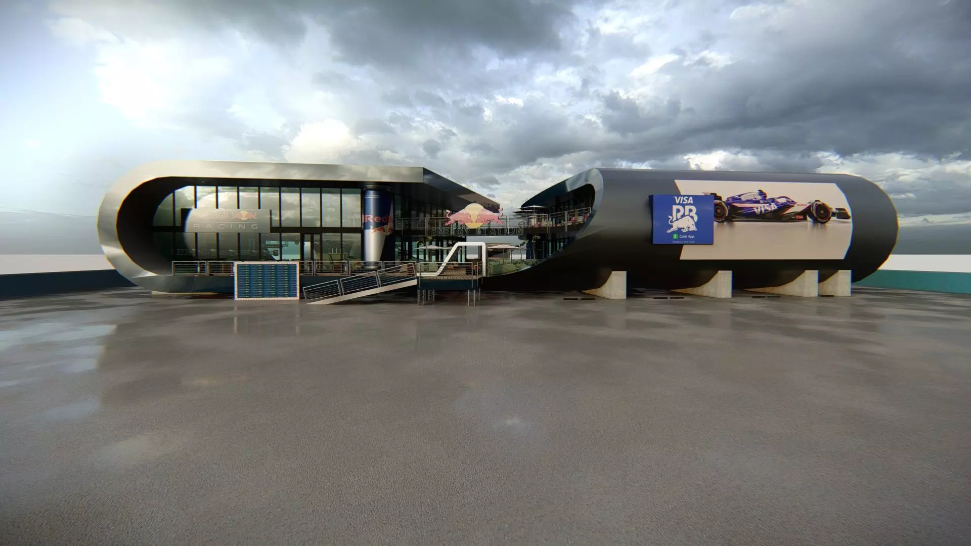 Red Bull Paddock Concept 3D model_15