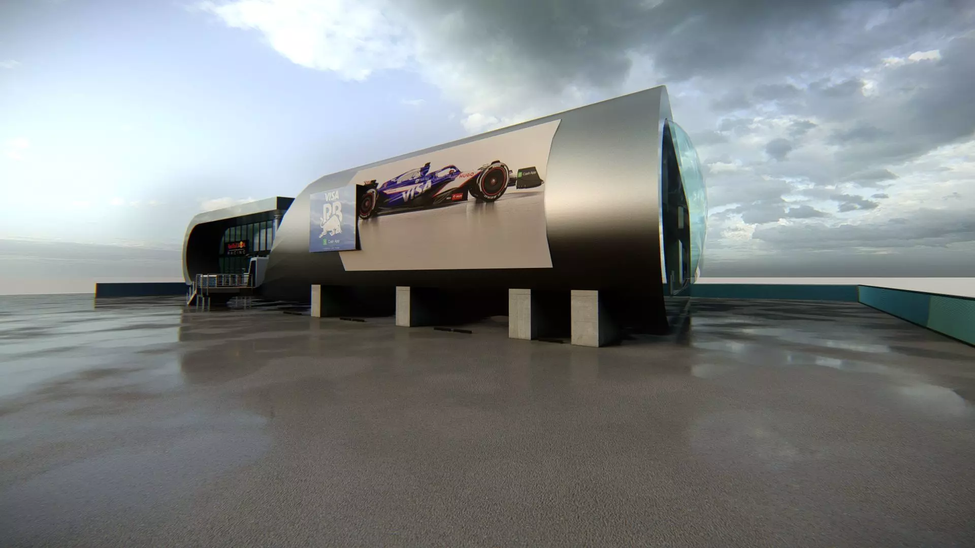 Red Bull Paddock Concept 3D model_27