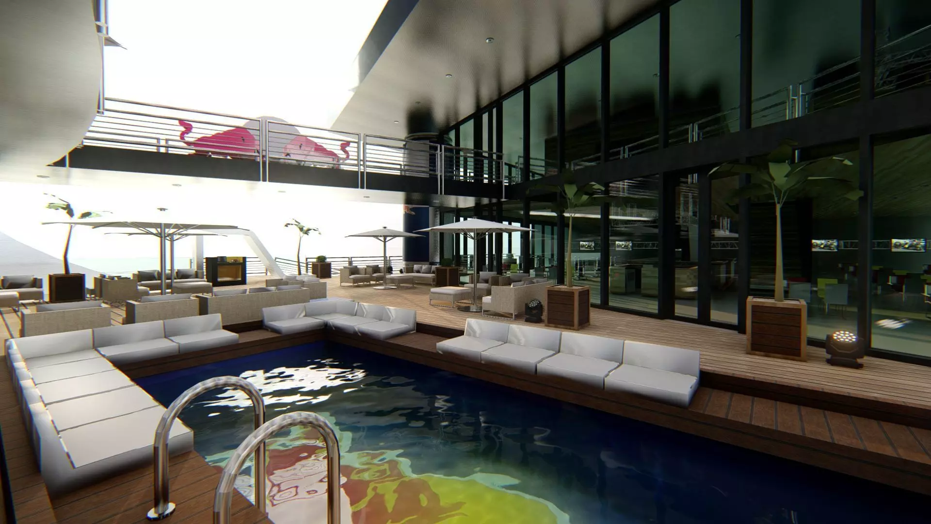 Red Bull Paddock Concept 3D model_4