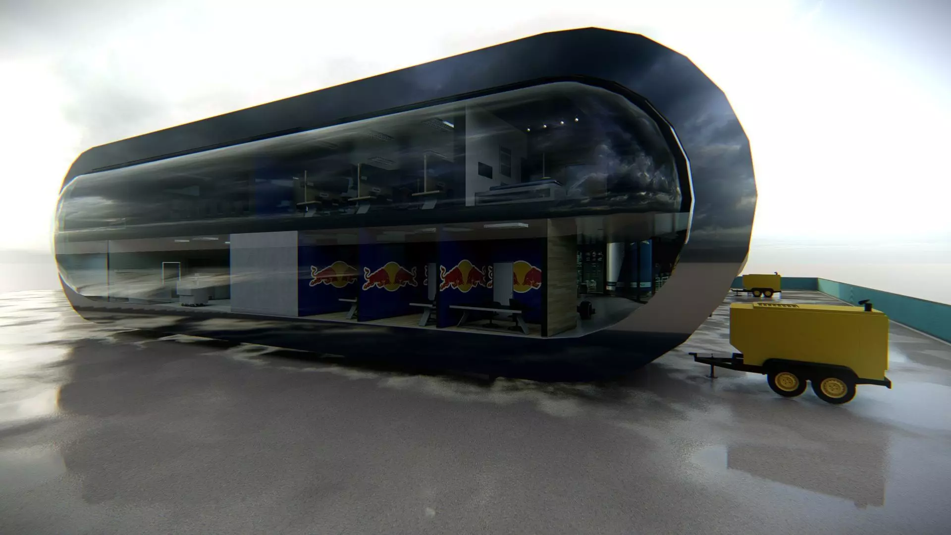 Red Bull Paddock Concept 3D model_14