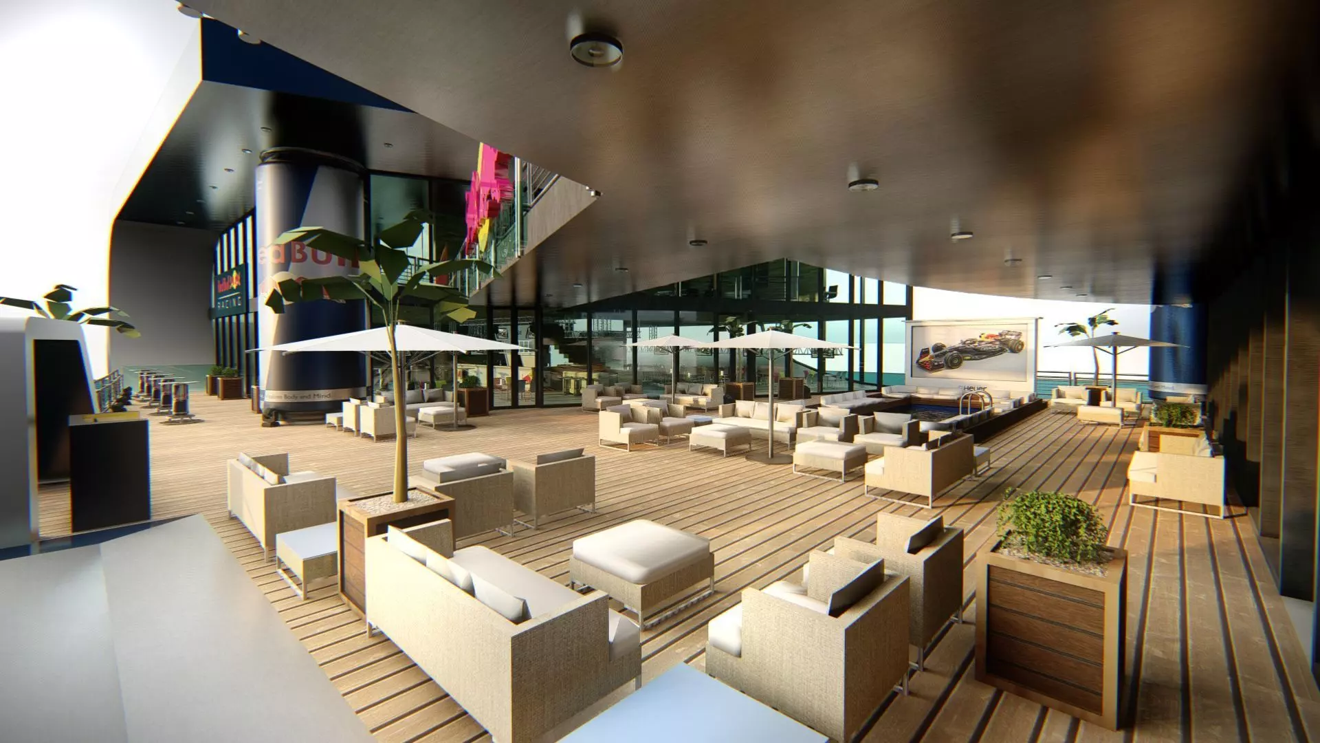 Red Bull Paddock Concept 3D model_1