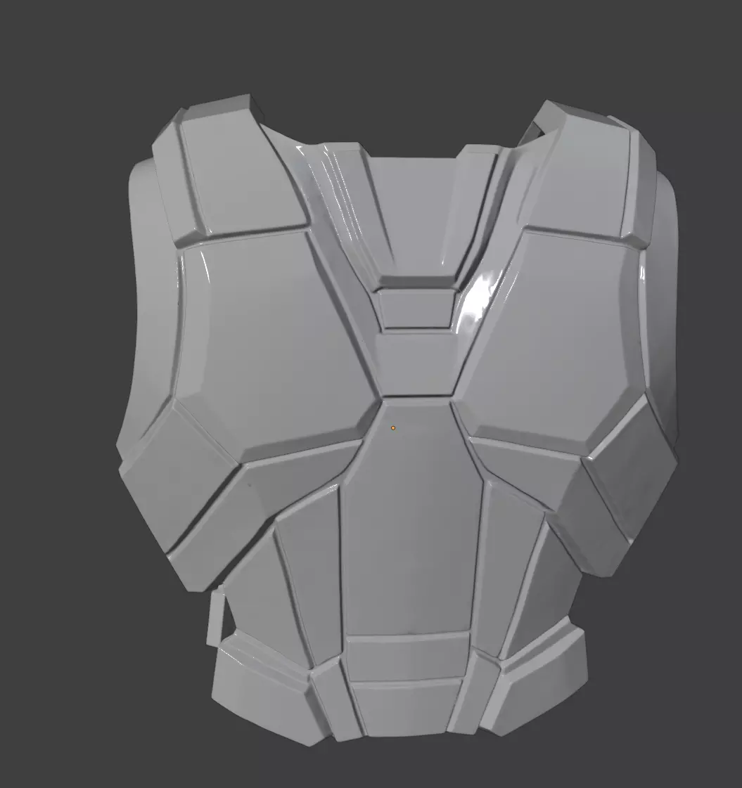 MALE KNIGHTMARE COCKPIT ARMOR 3D print model_6