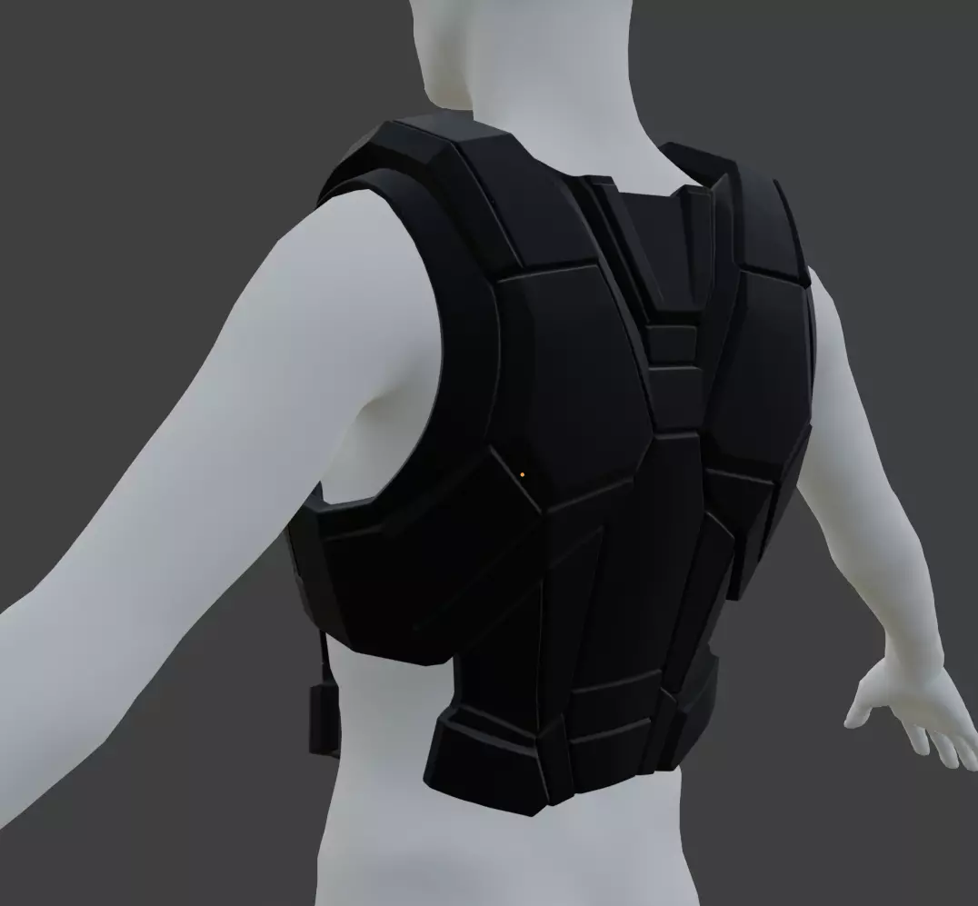 MALE KNIGHTMARE COCKPIT ARMOR 3D print model_2