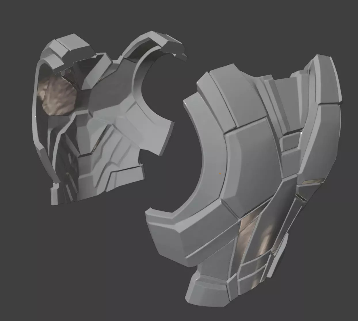 MALE KNIGHTMARE COCKPIT ARMOR 3D print model_9