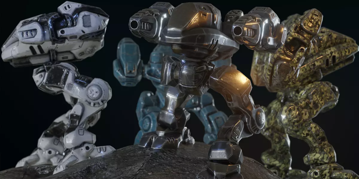 Robot 4 Storm Free 3D model_2