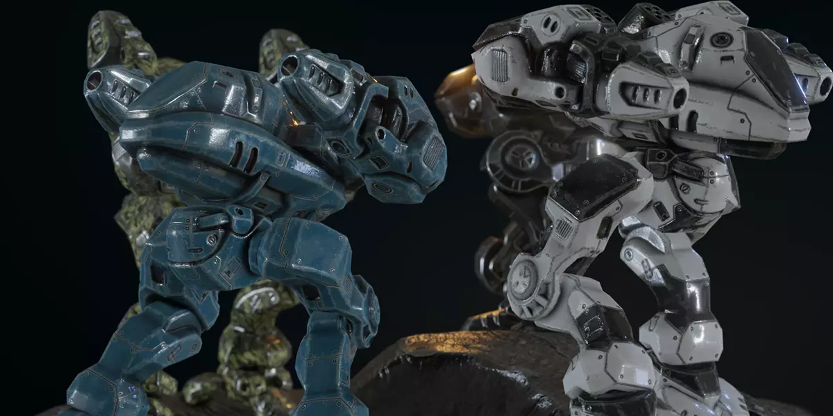 Robot 4 Storm Free 3D model_3