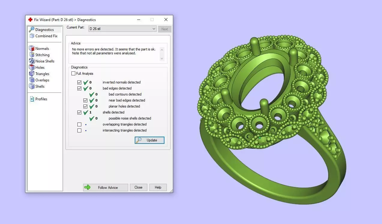 Gold N1570 3D print model_8