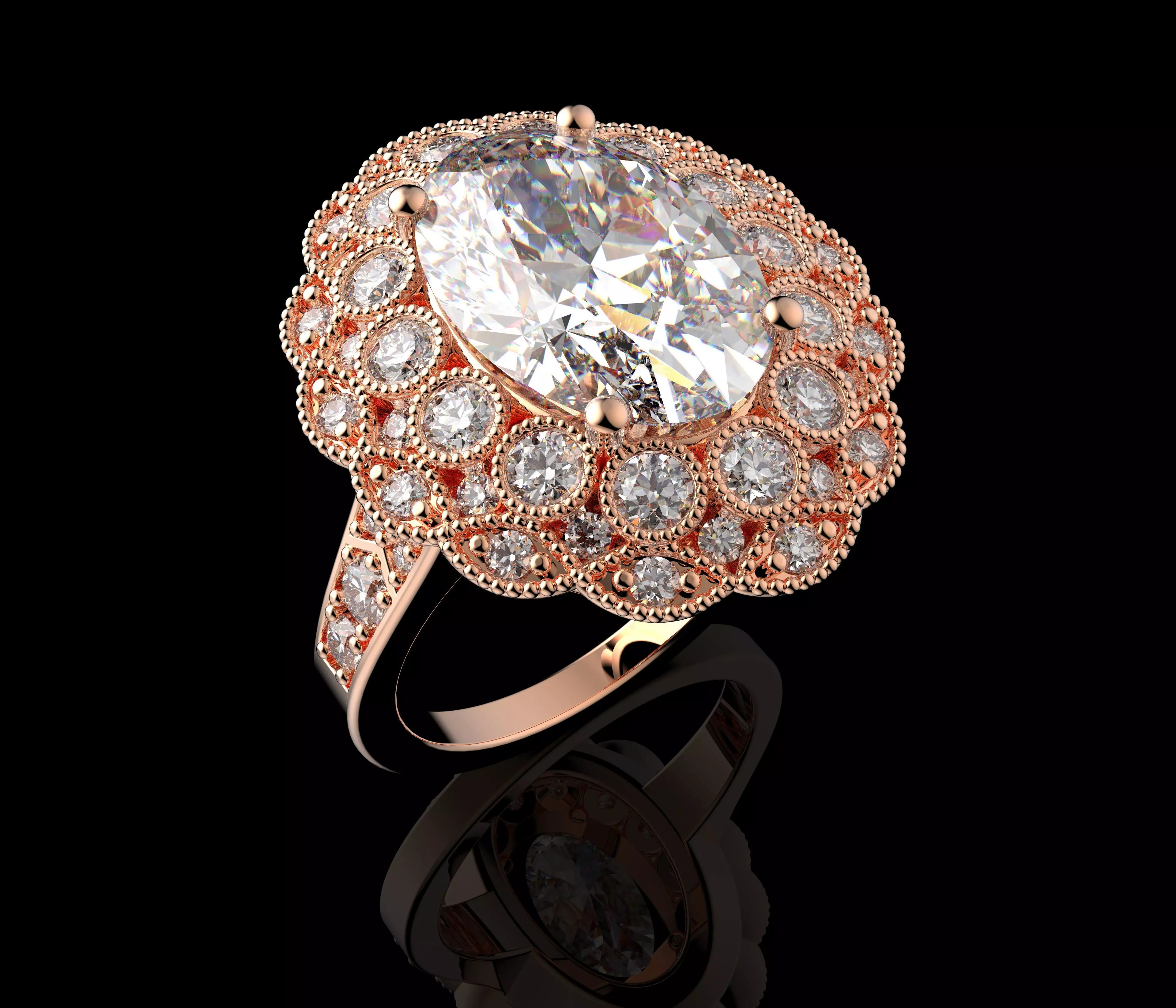 Gold N1570 3D print model_5